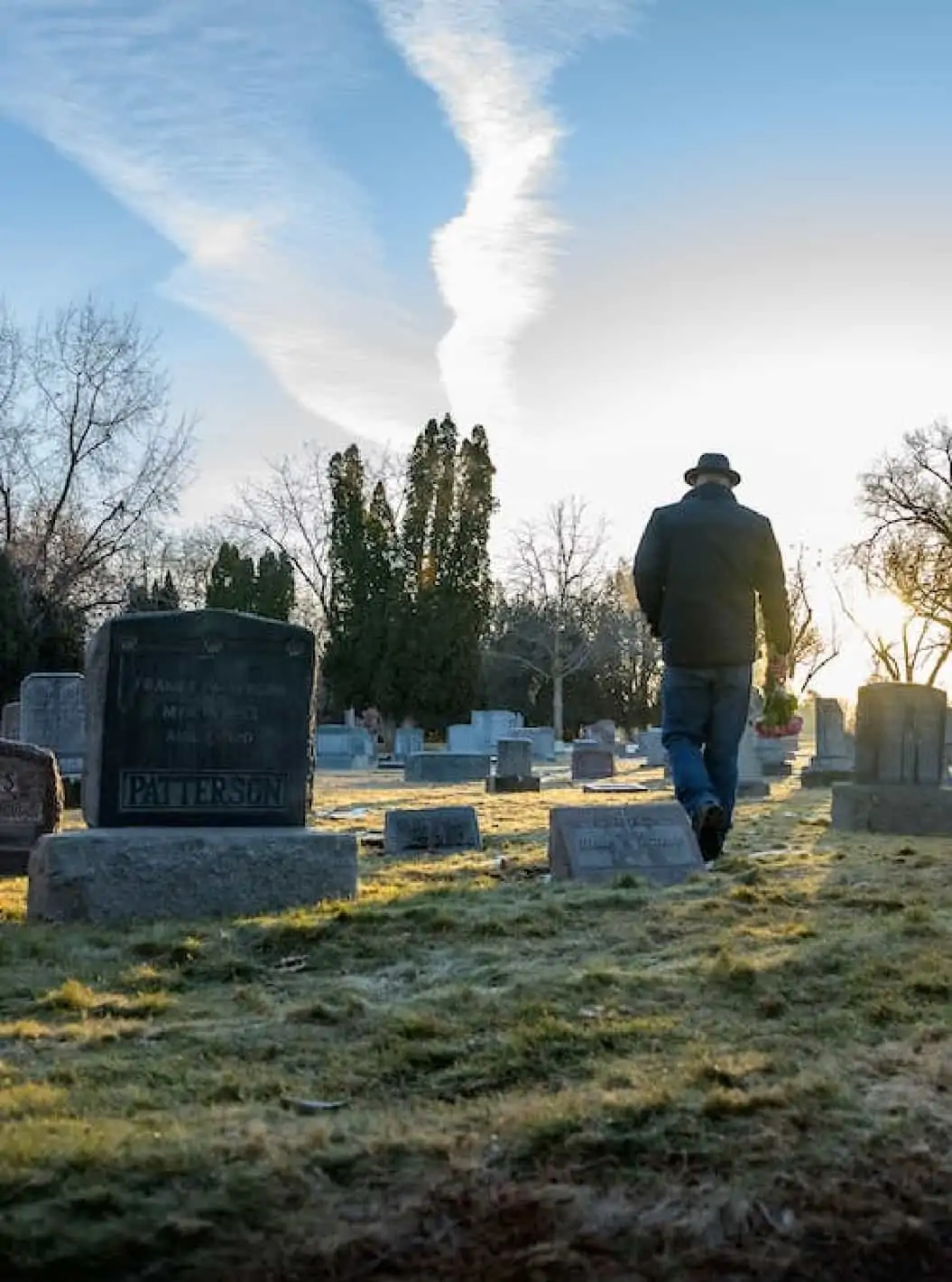 A Man In A Graveyard | Felice Trial Attorneys