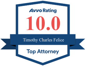 Avvo Rating Badge of Timothy Charles Felice