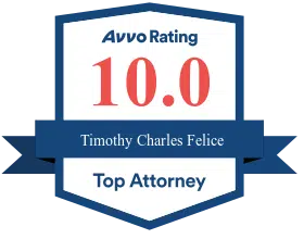 Avvo Rating Badge of Timothy Charles Felice