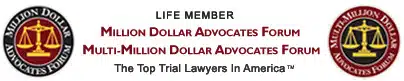 Million dollar advocates Forum Life Member Badge